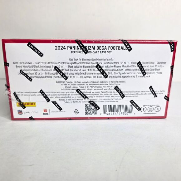 2024 Panini Prizm Deca NFL Trading Card Hobby Box Online Exclusive - NEW SEALED - Picture 4 of 6